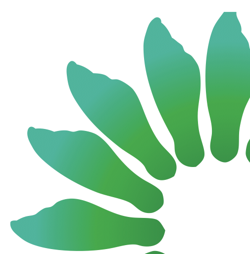 flower logo overlap